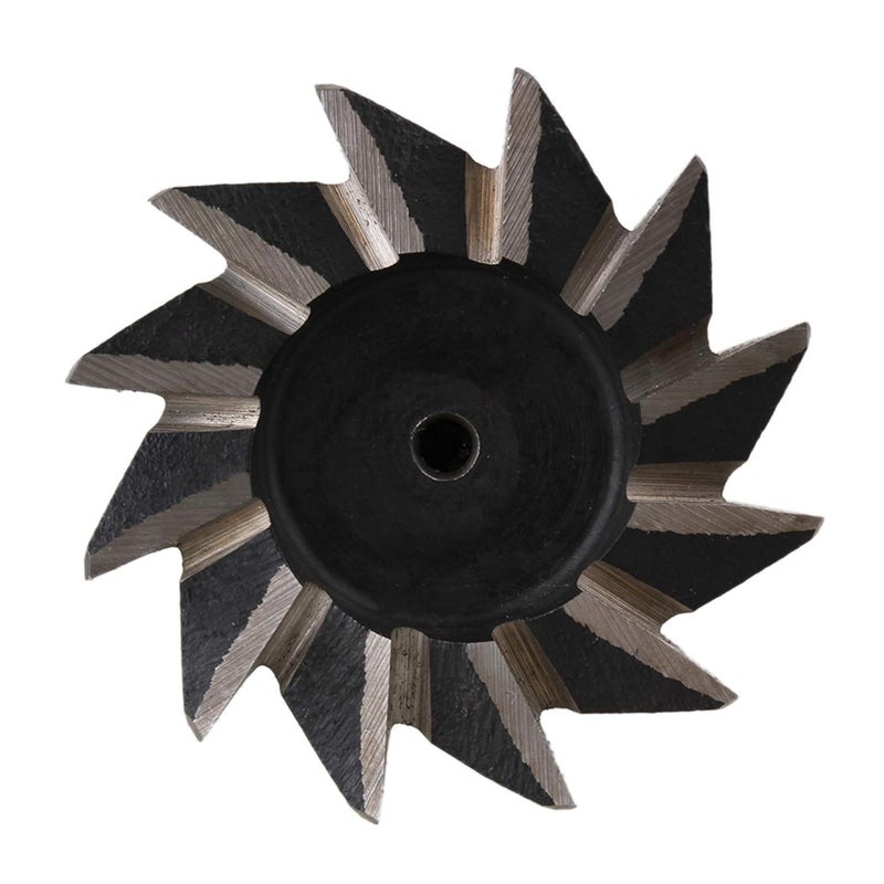 CNBTR 30mm Dia 60-Degree Silver HSS Double-Edged Dovetail Tool Metalworking End Mill 12 Flutes - Image 5